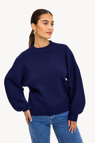 Sweater LEIA - dark blue