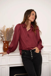 Blouse HILDE - Bordeaux