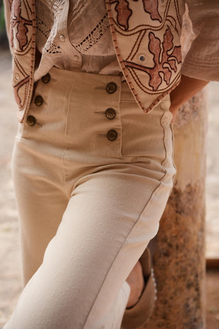 Jeans VICTORINE - Beige